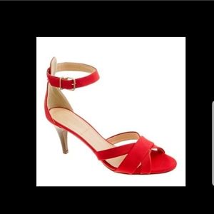 JCrew Lia midheel sandals